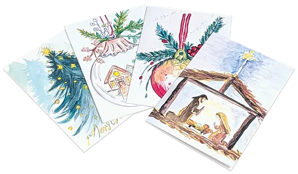 TEN Christmas card collection