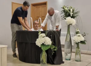 A baptism at good news church split